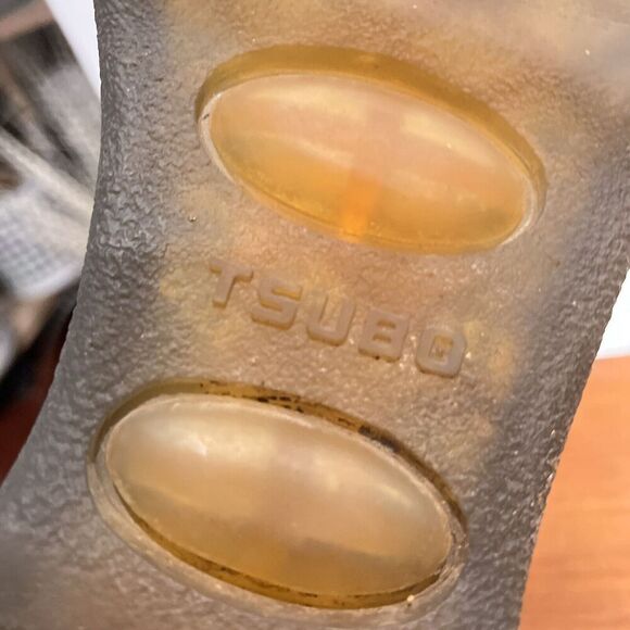 Tsubo Beige Gray Suede Slip On Shoes Mens 11 EU 45 Neoprene Comfort Spain Casual - Picture 2 of 10